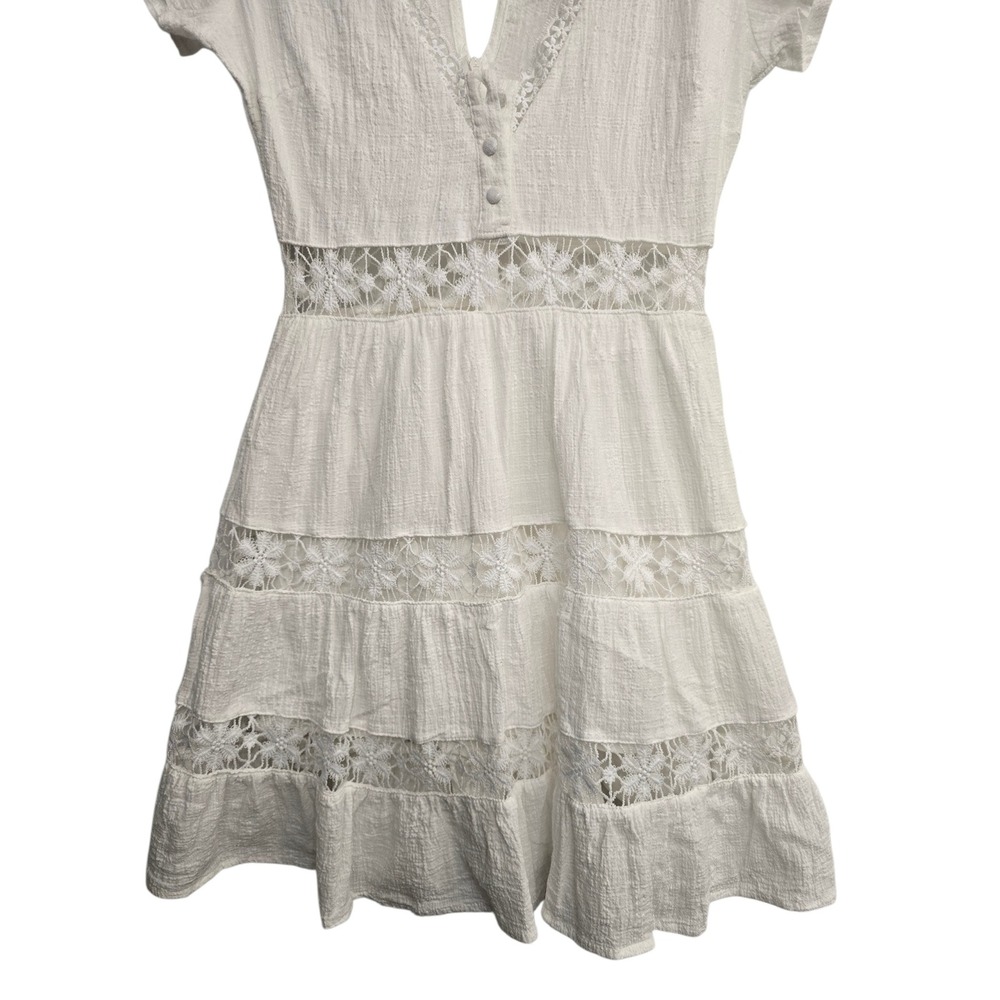 Princess Polly Cottagecore Lace Mini Dress US 2 Coquette Fairycore Boho   summer - Picture 4 of 10